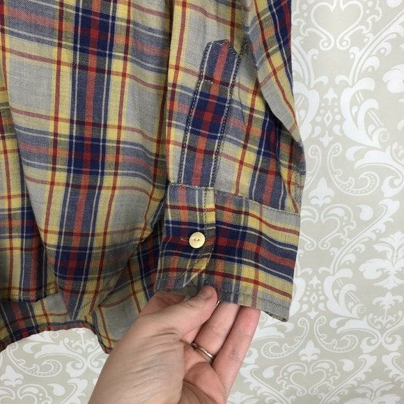 Madewell Rivet Thread Cargo Workshirt Rhoda Plaid - Picture 5 of 8